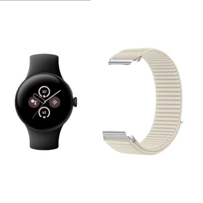 (Pixel) Fabric Band new design Beige - باند خام تصميم جديد سماوي بيج