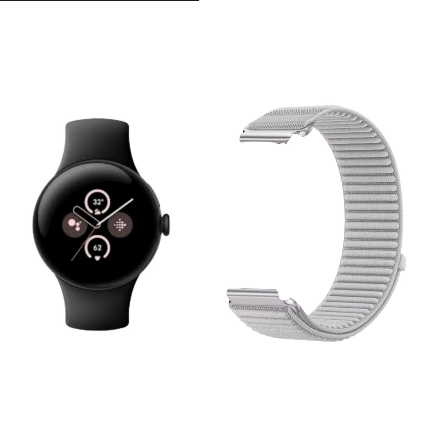 (Pixel) Fabric Band new design Grey - باند خام تصميم جديد رمادي