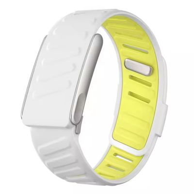 MG Flex band White&amp;Yellow - ام جي باند فلكس ابيض مع اصفر 
