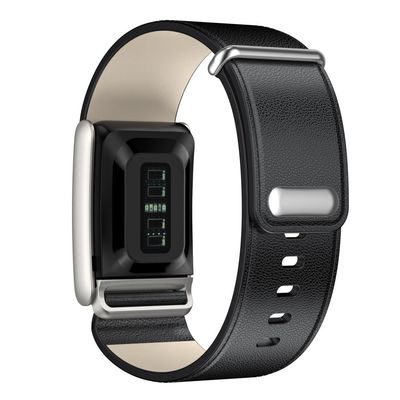 5.0 Lux Leather band Black - ٥.٠ باند جلد لكجري نت اسود 