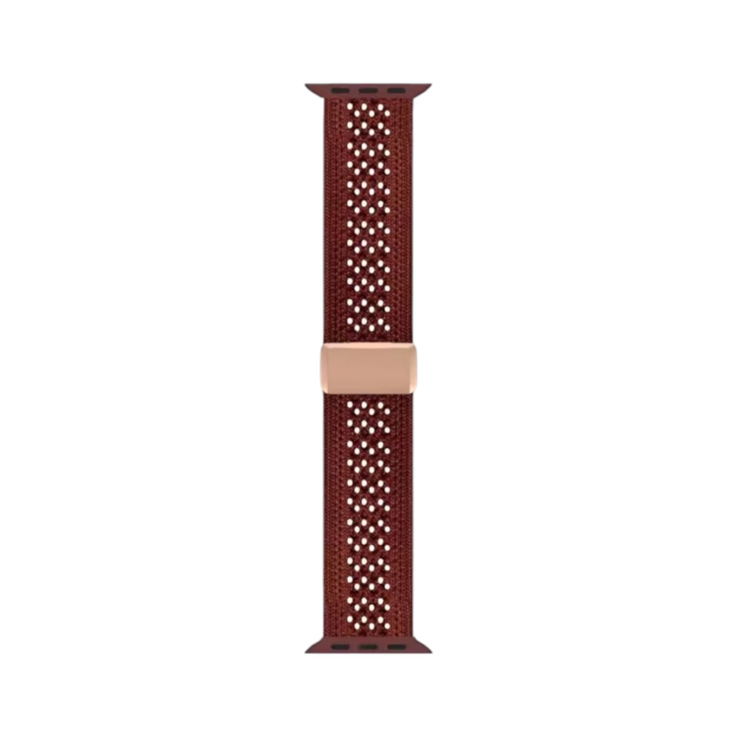 (38mm-40mm-41mm) Fabric dantel Burgundy band -  باند خام دانتيل عنابي 