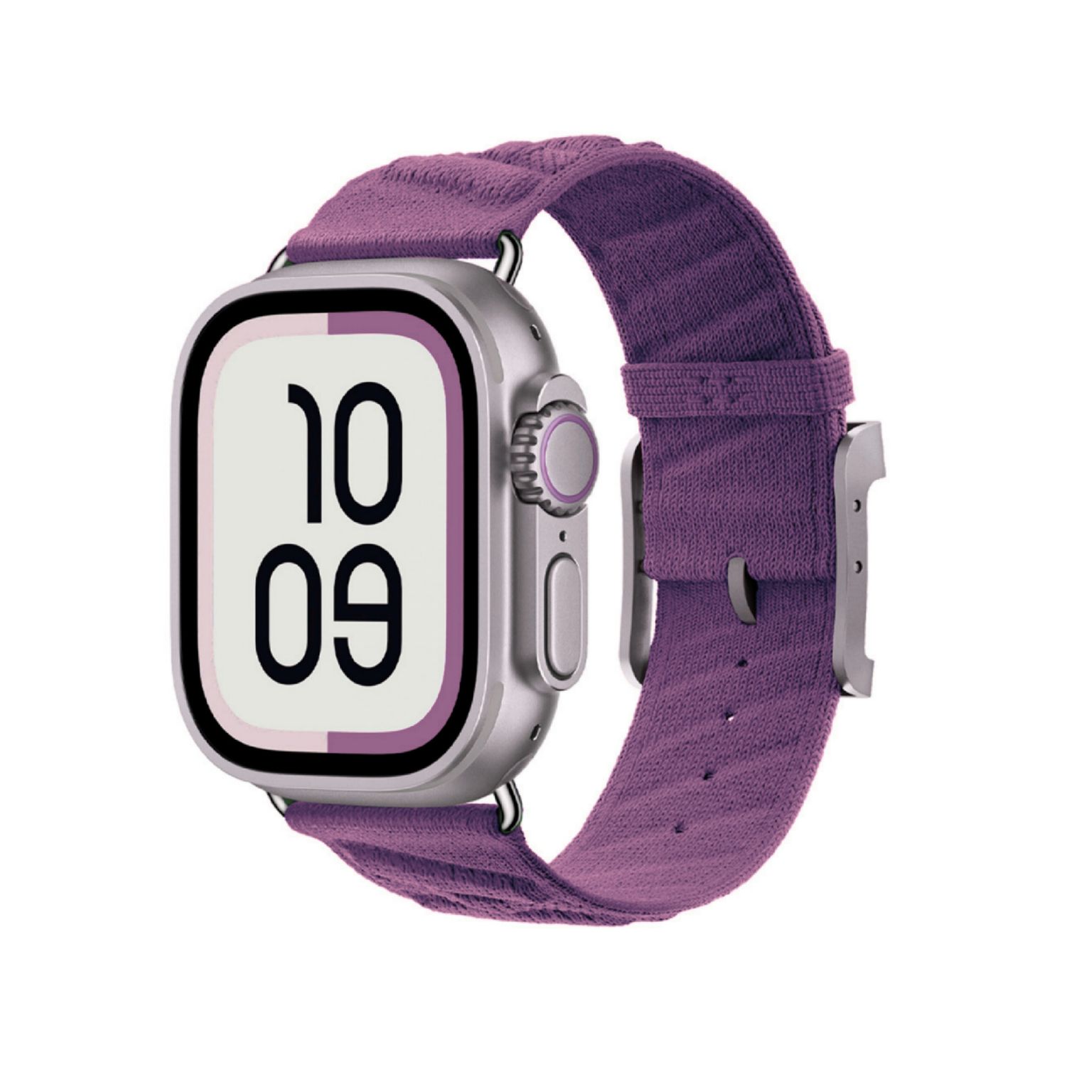 (38mm-40mm-41mm) Nylon Hermes Enn Merr Purple -  باند خام هرميز ان مير بنفسجي