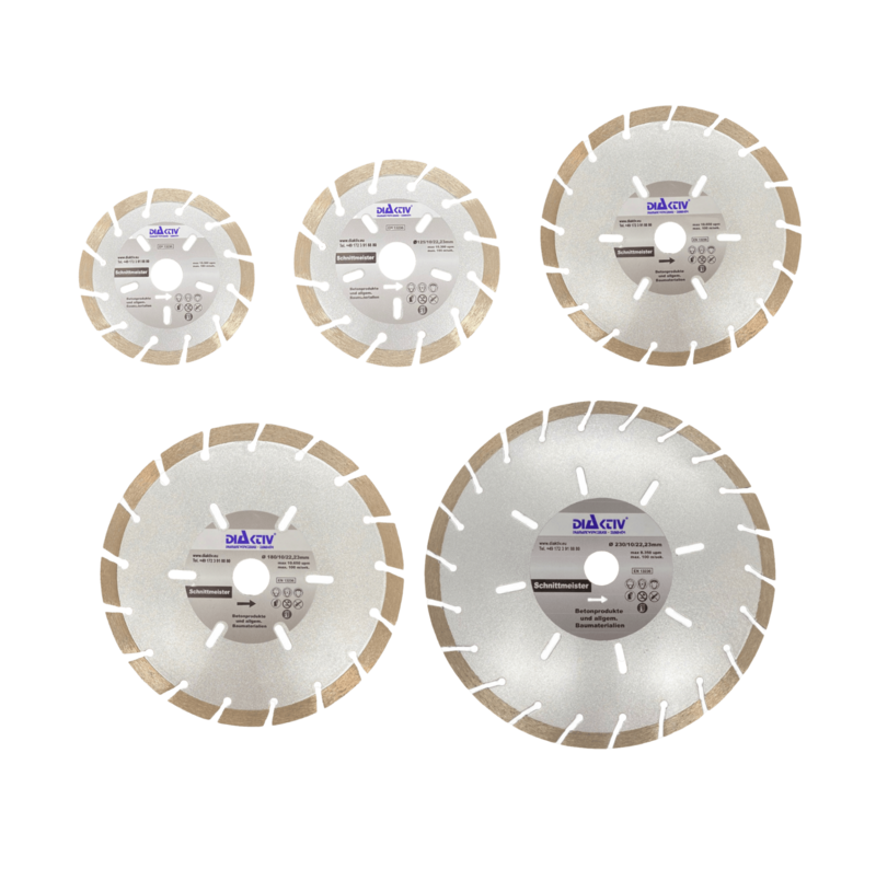 DIAKTIV® DIAMANTTRENNSCHEIBE Ø 115 mm - 230 mm DIAKTIV® DIAMANTTRENNSCHEIBE Ø 115 mm - 230 mm
