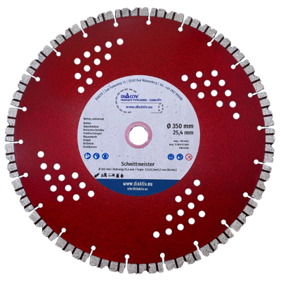 DIAKTIV® TURBO-TRENNSCHEIBE TRENNMEISTER Ø 350 mm DIAKTIV® TURBO-TRENNSCHEIBE TRENNMEISTER Ø 350 mm