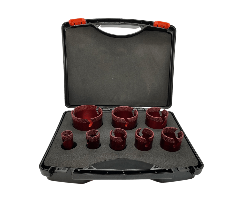 DIAKTIV® M14 Fliesenbohrer-Set 8-10-tlg. Trennscheibe/Schleifteller