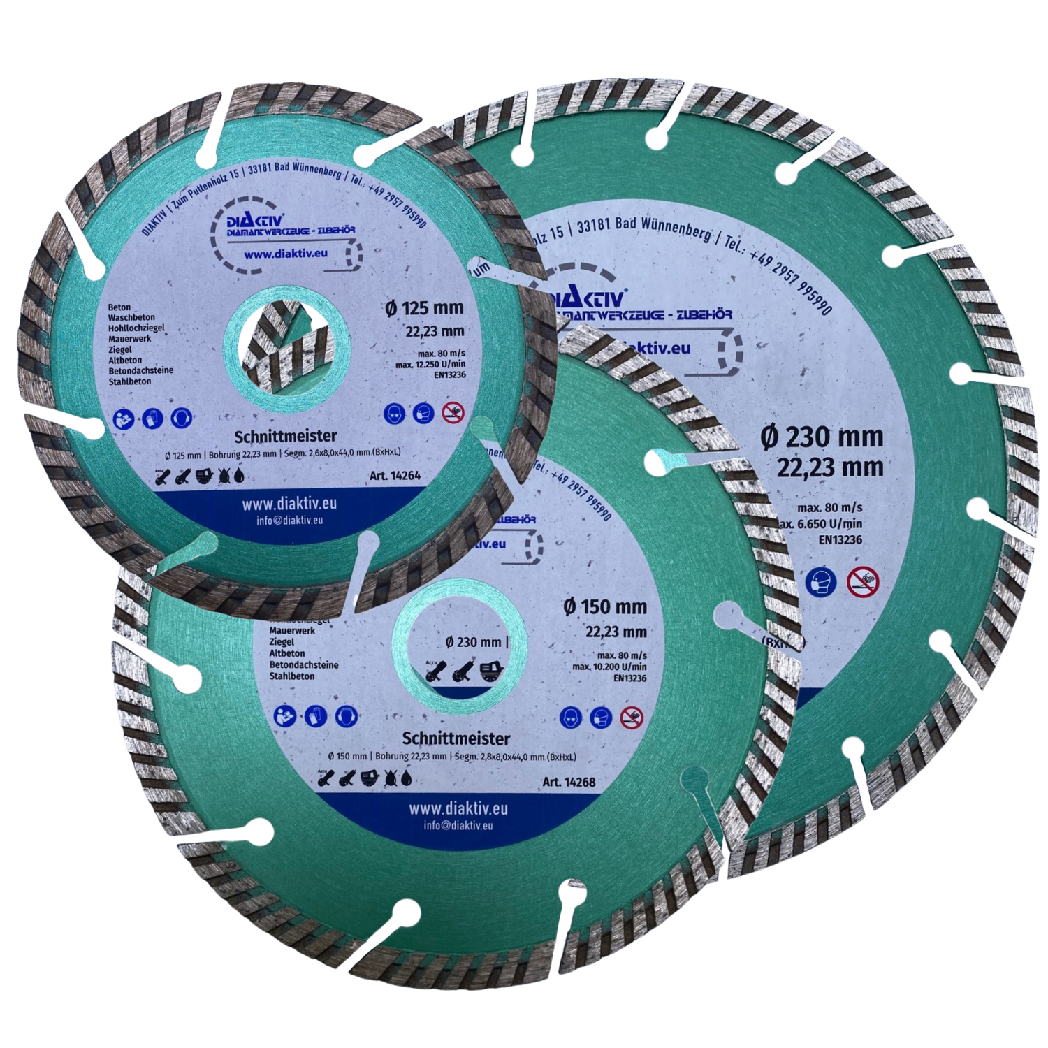 DIAKTIV® Trennscheibe Turbo BASIC Ø 115 - 230 mm