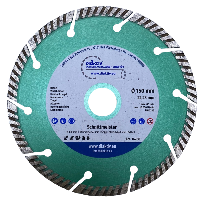 DIAKTIV® Trennscheibe Turbo BASIC Ø 115 - 230 mm DIAKTIV® Trennscheibe Turbo BASIC Ø 115 - 230 mm