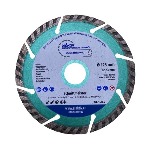 DIAKTIV® Diamantsägeblatt Turbo7 Universal BASIC Ø 115 - 230 mm DIAKTIV® Diamantsägeblatt Turbo7 Universal BASIC Ø 115 - 230 mm