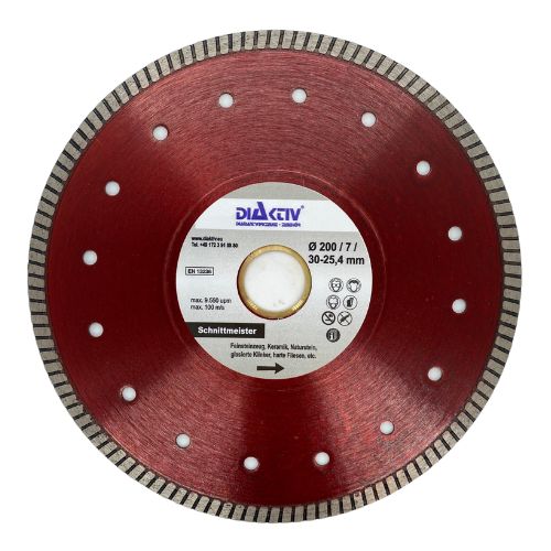 DIAKTIV® Diamantsägeblatt Vollrand7 dünn Fliese/Feinsteinzeug PROFI+ Ø 115-350 mm DIAKTIV® Diamantsägeblatt Vollrand7 dünn Fliese/Feinsteinzeug PROFI+ Ø 115-350 mm