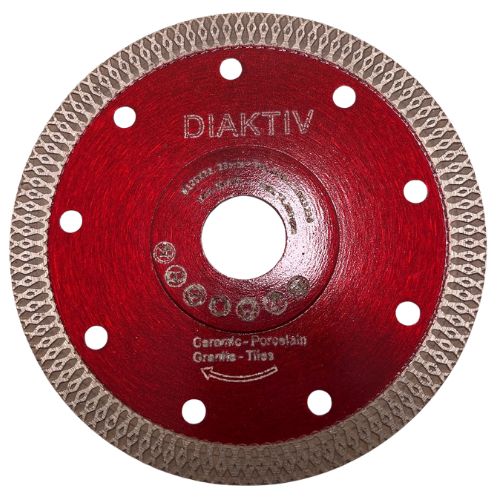 DIAKTIV® Diamantsägeblatt Ornamentrand Fliese/Feinsteinzeug PROFI+ Ø 115-125 mm DIAKTIV® Diamantsägeblatt Ornamentrand Fliese/Feinsteinzeug PROFI+ Ø 115-125 mm