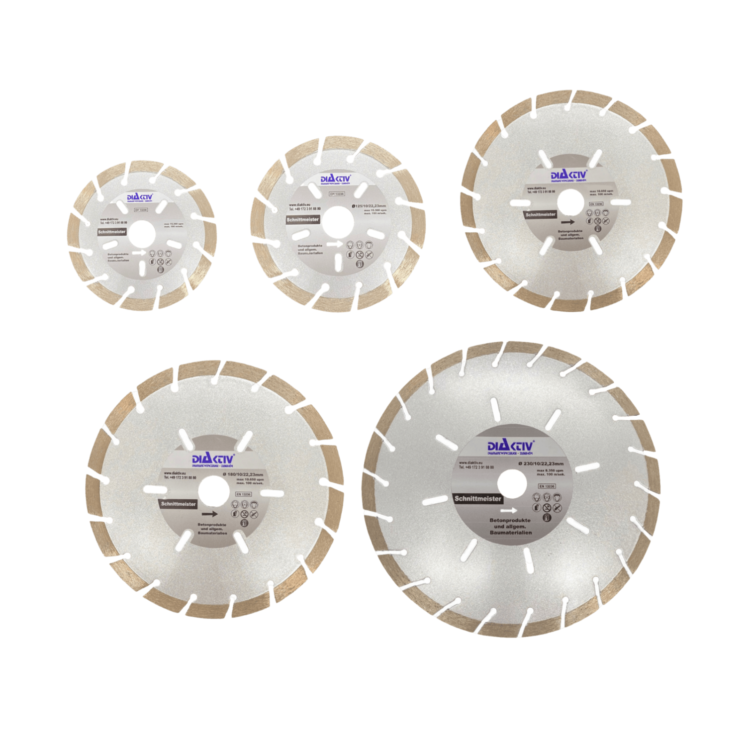 DIAKTIV® Diamanttrennscheibe Universal BASIC Ø 115 mm - 230 mm