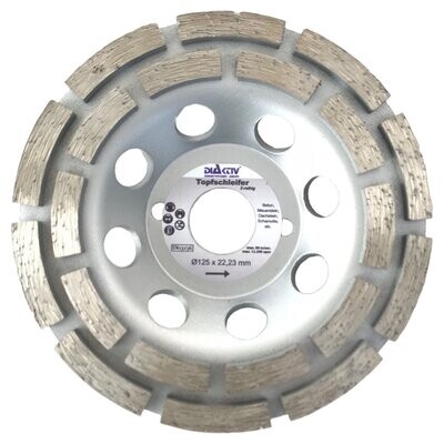 DIAKTIV® Diamantschleifteller doppelreihig Universal PROFI Ø 100-230 mm DIAKTIV® Diamantschleifteller doppelreihig Universal PROFI Ø 100-230 mm