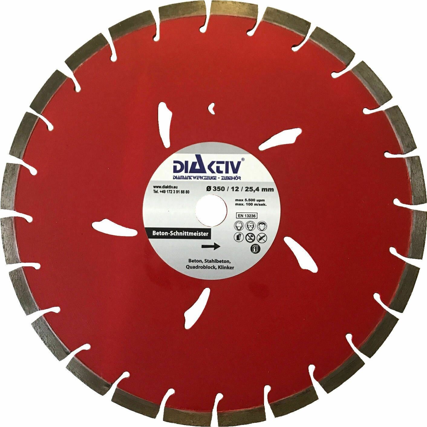 DIAKTIV® Diamantsägeblatt Beton/Universal PROFI Ø 300-450 mm