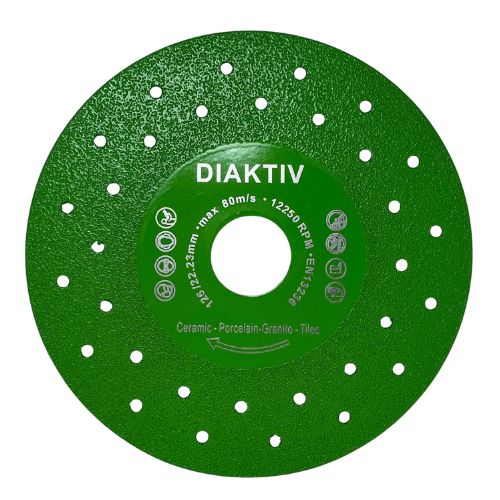 DIAKTIV® Diamantsägeblatt/Schleifscheibe DIAKTIV® Diamantsägeblatt/Schleifscheibe "EMERGENCY" Fliese/Feinsteinzeug PROFI Ø 115-125 mm