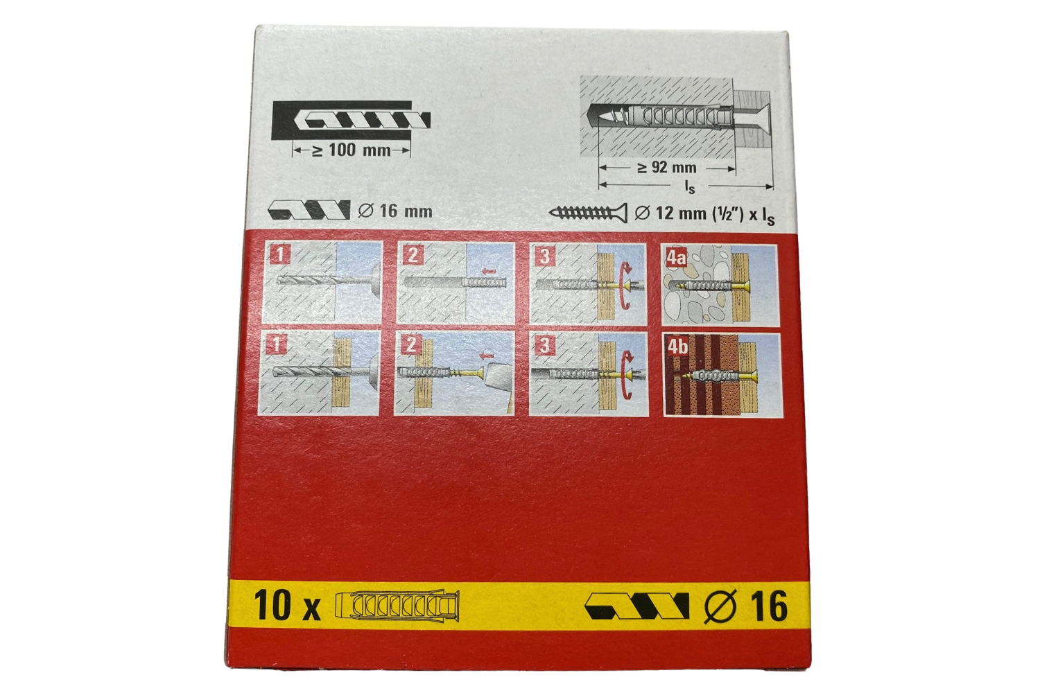 FISCHER Dübel SX 16x80