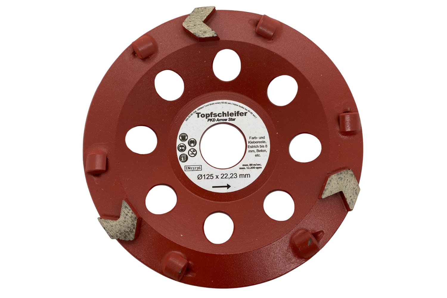 DIAKTIV Schleifteller PKD Ø125 x 22,23 mm