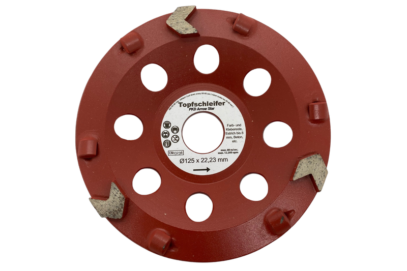 DIAKTIV Schleifteller PKD Ø125 x 22,23 mm