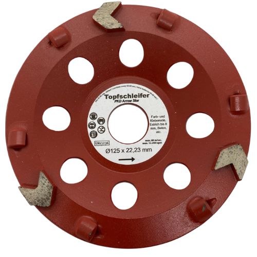 DIAKTIV® Diamantschleifteller PKD Beschichtung / Klebereste / Estrich PROFI Ø125-180 mm DIAKTIV® Diamantschleifteller PKD Beschichtung / Klebereste / Estrich PROFI Ø125-180 mm