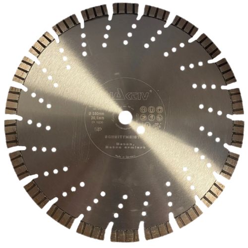 DIAKTIV® Diamantsägeblatt Turbo17 Beton/Stahlbeton PROFI+ Ø 350 mm DIAKTIV® Diamantsägeblatt Turbo17 Beton/Stahlbeton PROFI+ Ø 350 mm