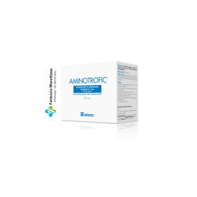 Aminotrofic - Integratore di Aminoacidi con vitamine B1 e B6 - 30 bustine