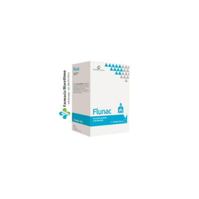 Flunac - Integratore alimentare indicato per raffreddore, tosse e congestione nasale (14 bustine)