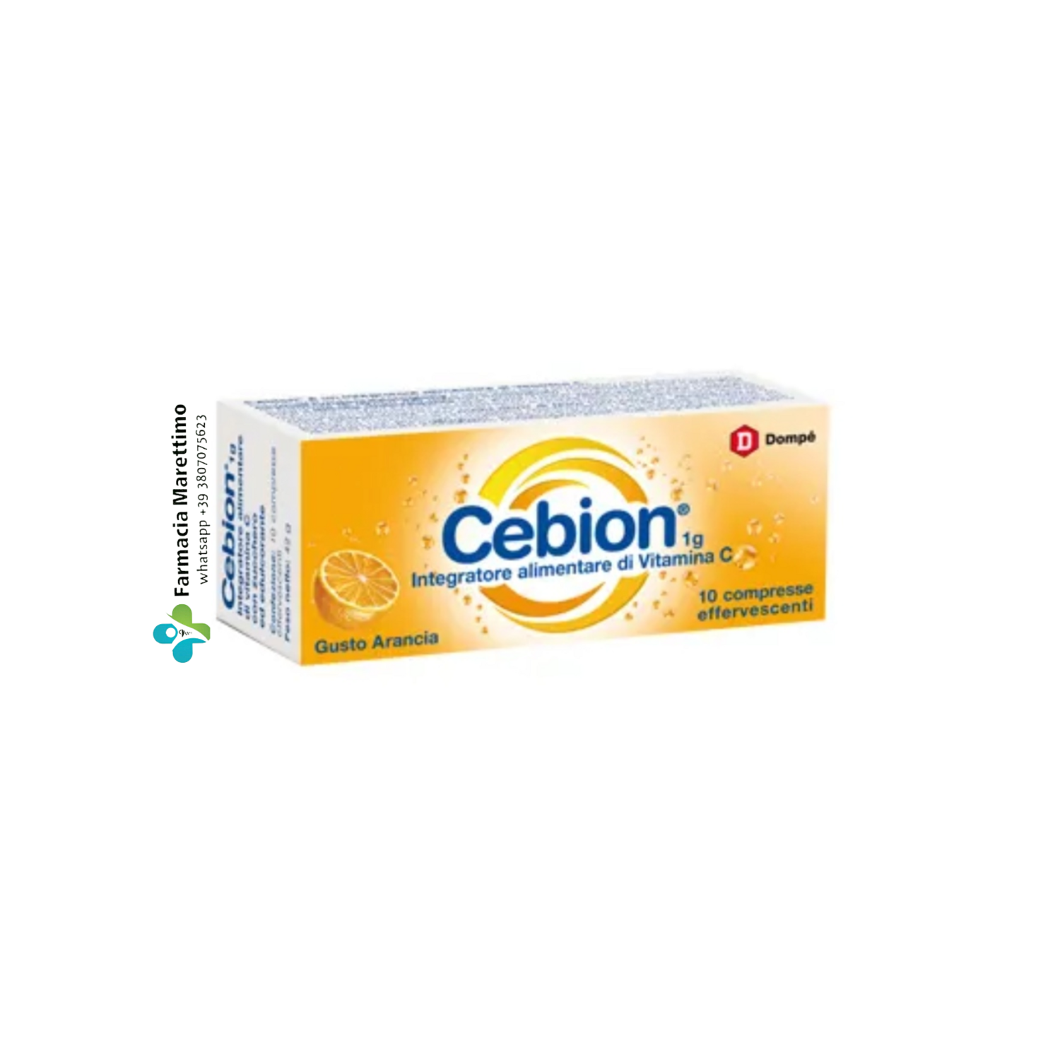 Cebion Effervescente Vitamina C gusto arancia (10 cpr)
