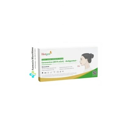 HotGen - Test Covid-19 (Tampone) Antigenico Nasale Rapido Autodiagnostico