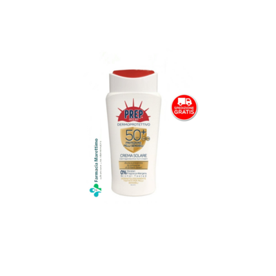 PREP® Crema Solare Dermoprotettiva SPF50+ per Pelli Sensibili - 200ml