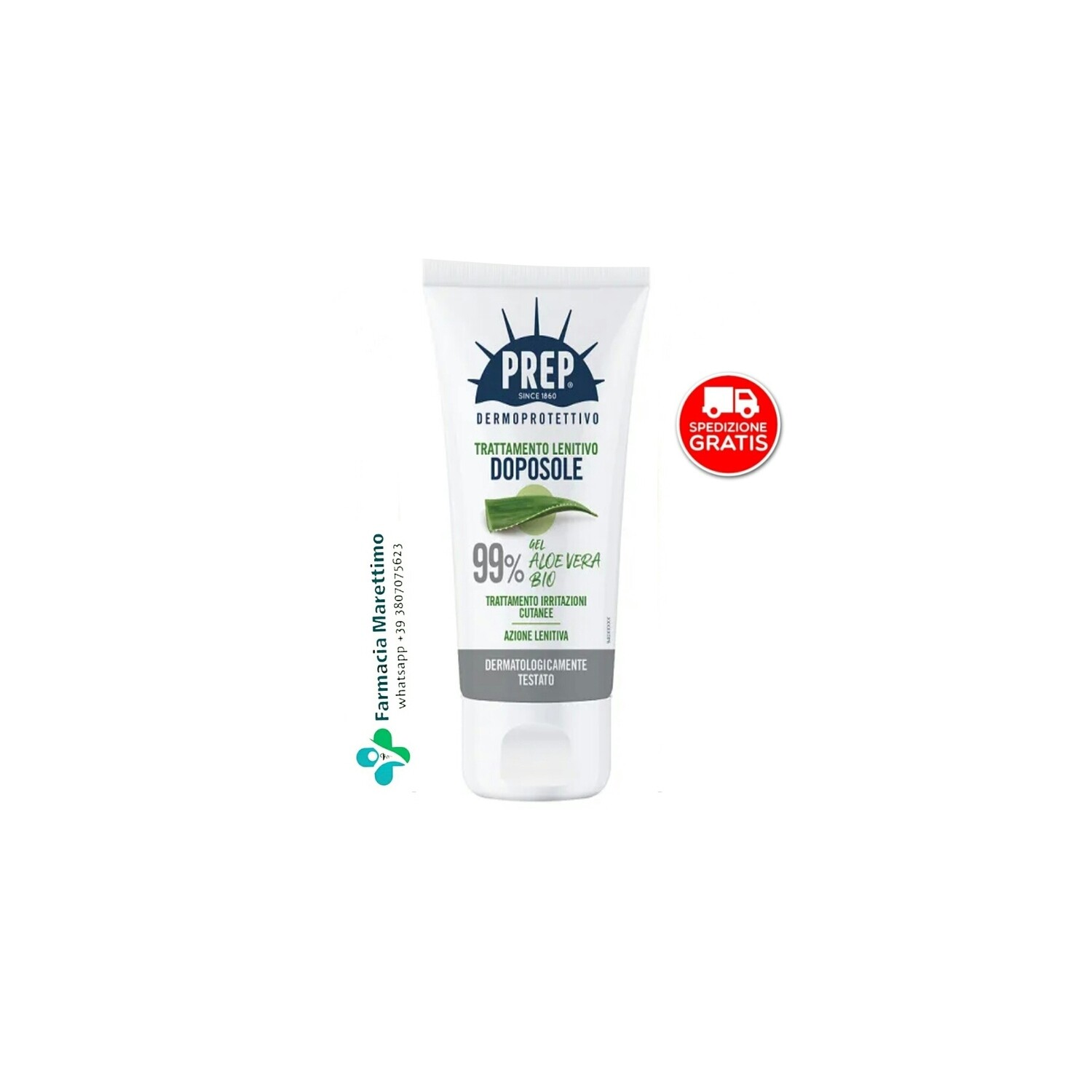 PREP® Dermoprotettivo Gel Doposole Aloe Vera 99%