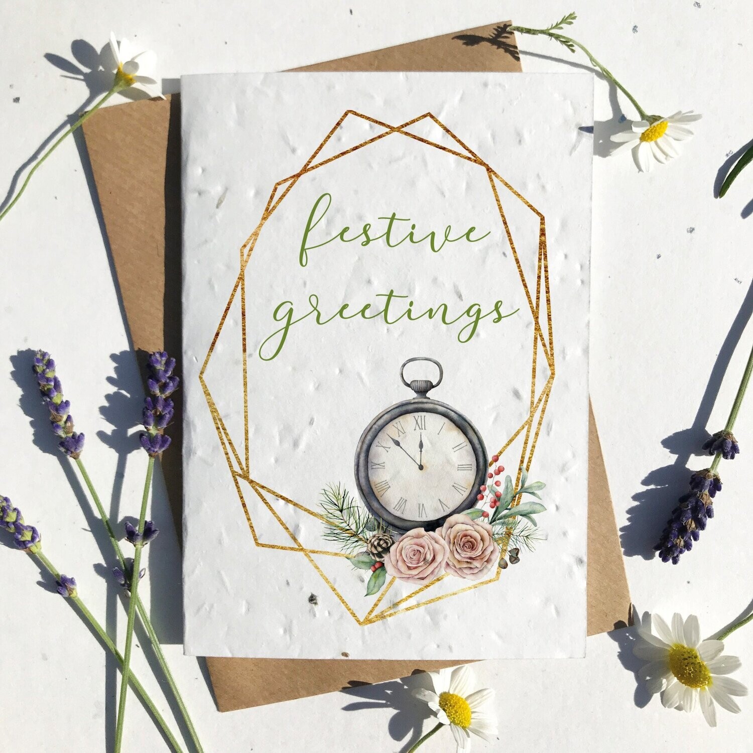 Vintage watch with blush roses