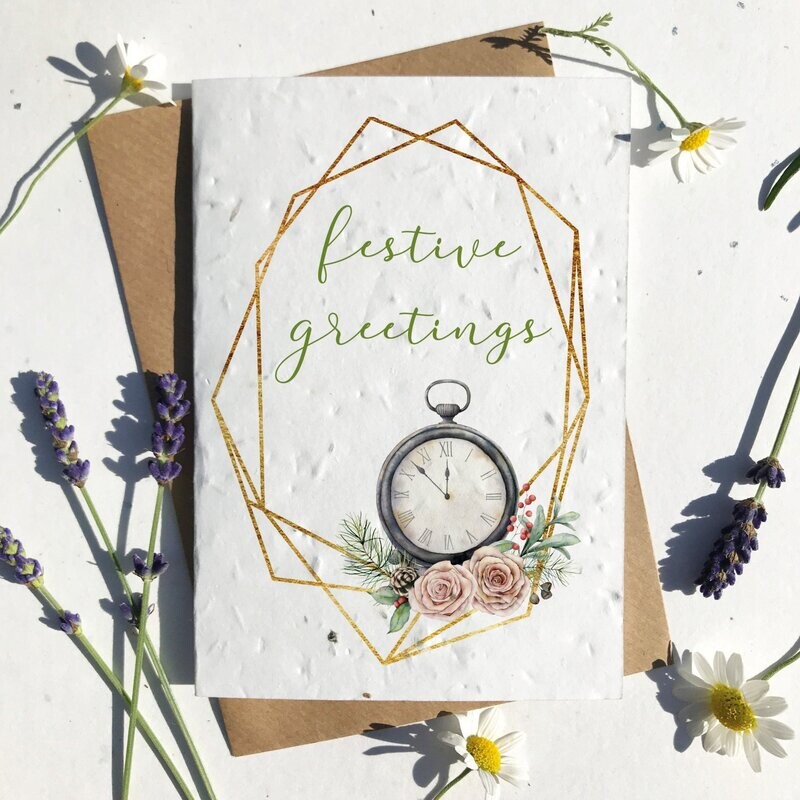 Vintage watch with blush roses