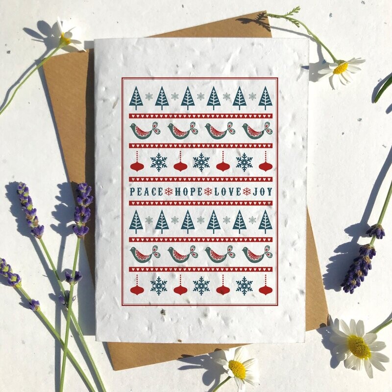 Nordic festive pattern