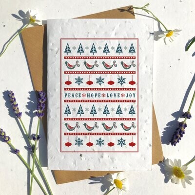 Nordic festive pattern