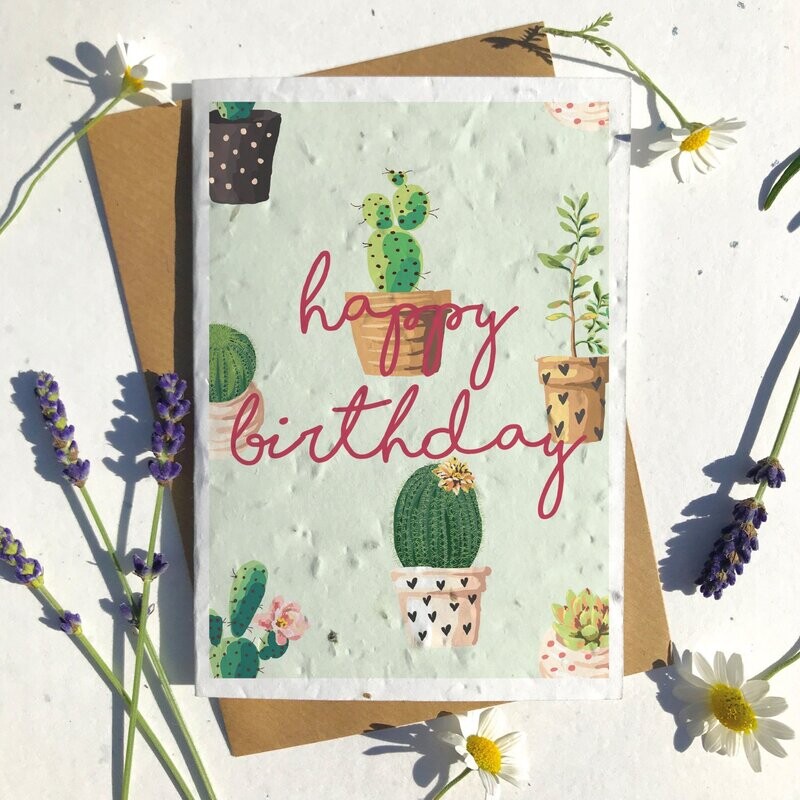 Happy Birthday Cactus