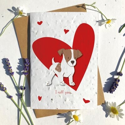 Jack Russell Terrier Dog Valentines