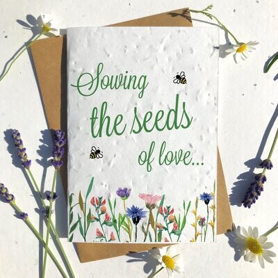 Floral Seeds of Love Valentines