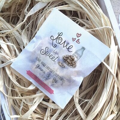 Mini eco-friendly glassine wedding confetti bags - Different sizes - Cookies biodegradable wedding favour bags