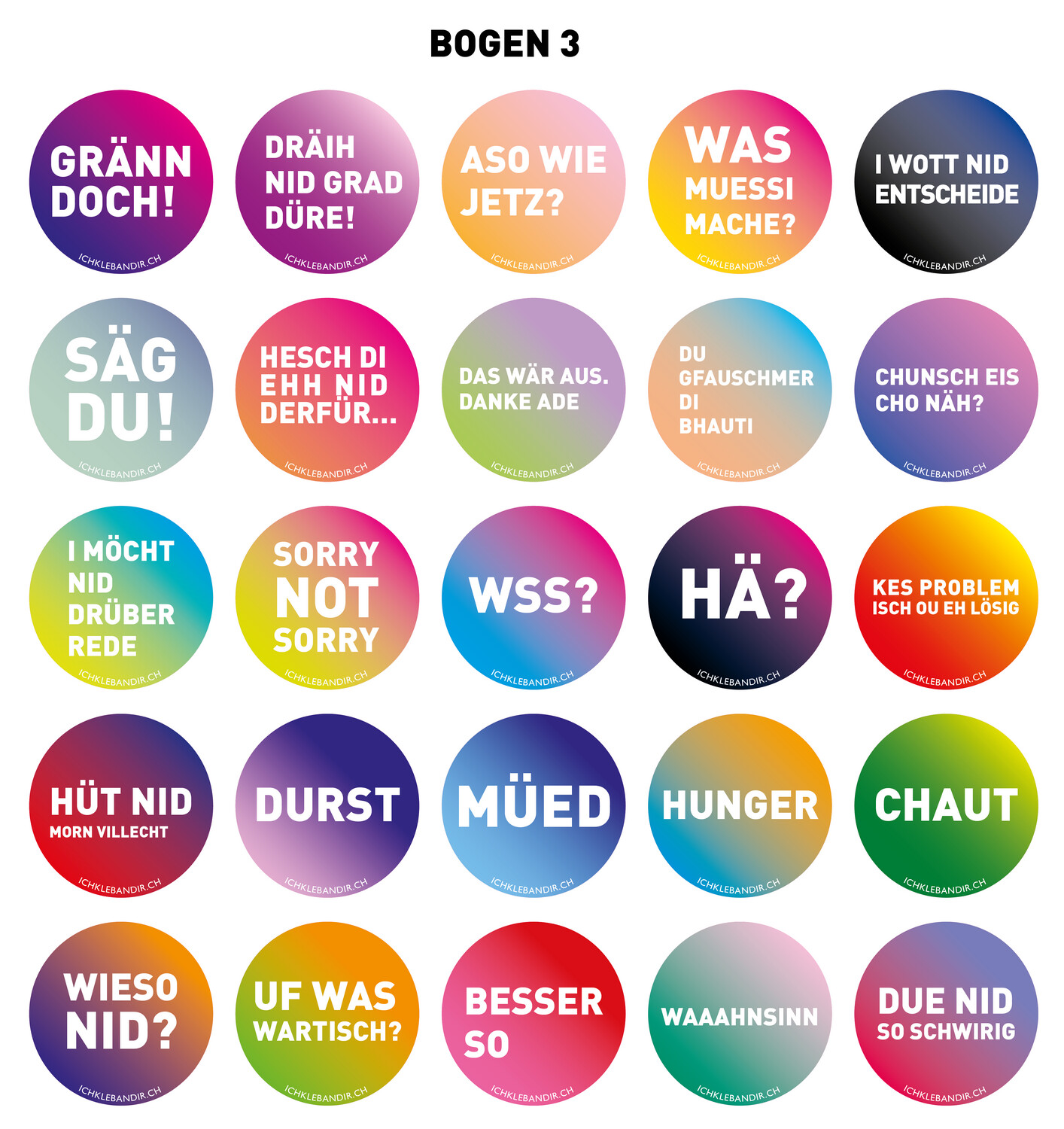 25 Kleber rund Bogen 3