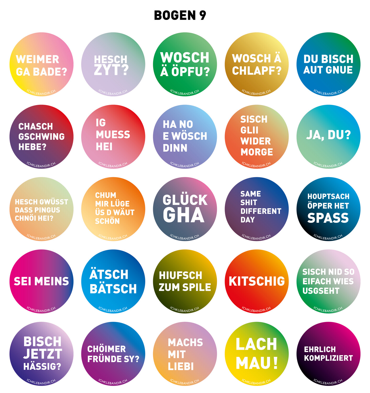 25 Kleber rund Bogen 9