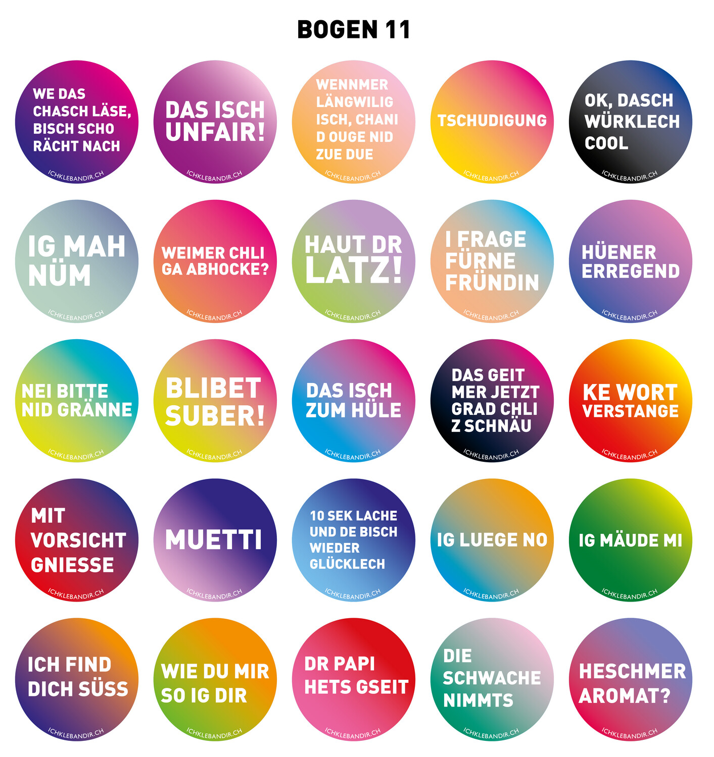 25 Kleber rund Bogen 11