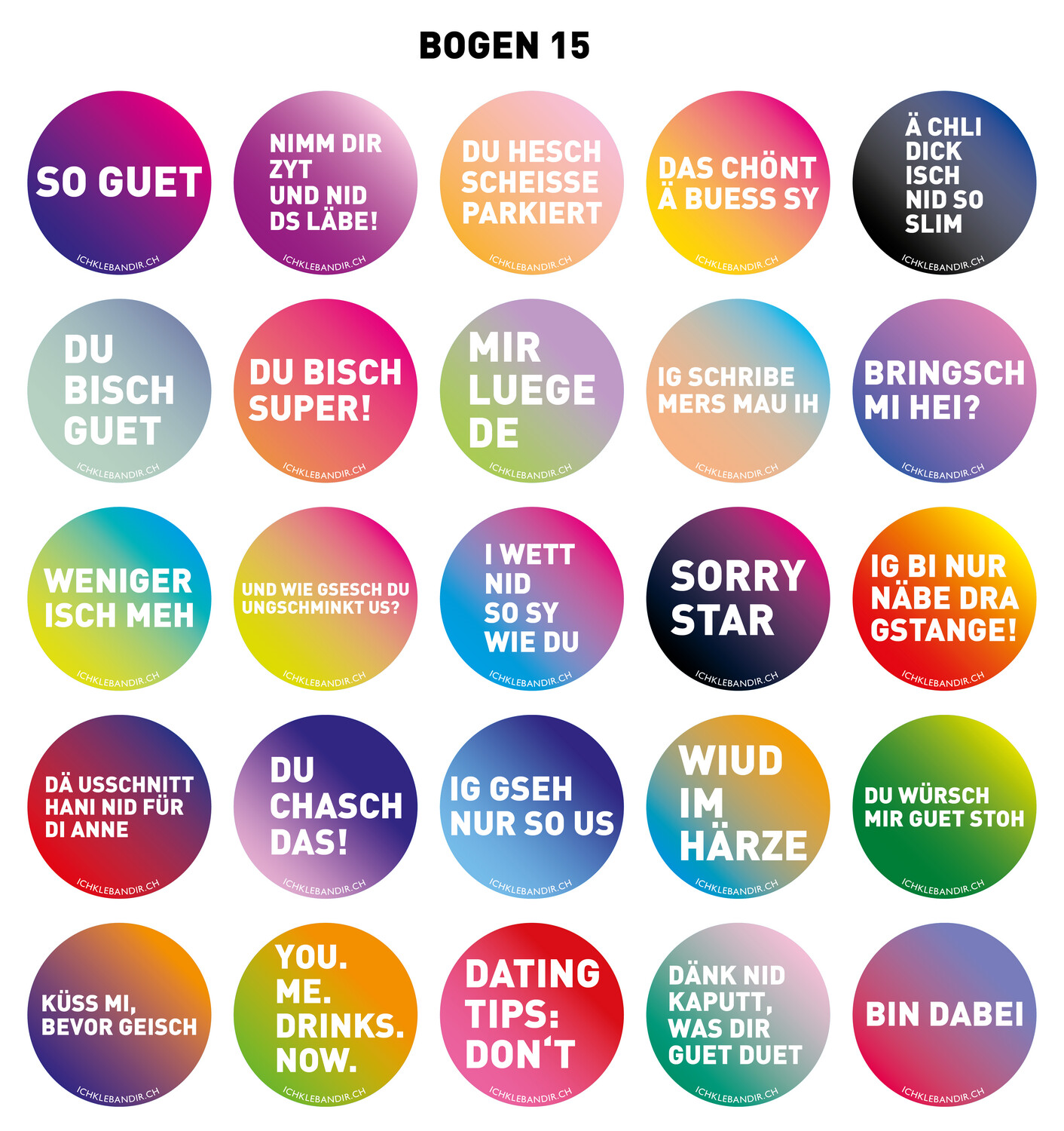 25 Kleber rund Bogen 15