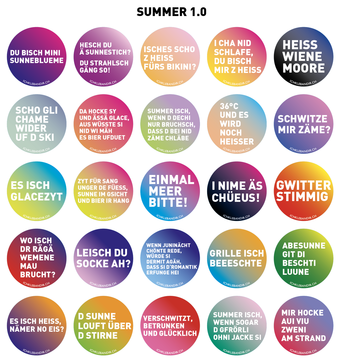 25 Kleber rund Summer 1.0
