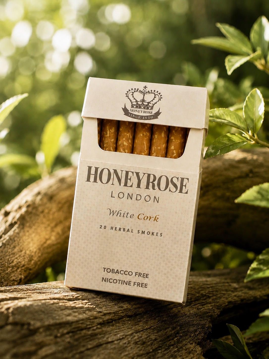 no tobacco cigarettes near me WHITE CORK Honeyrose Herbal Prop Cigarettes