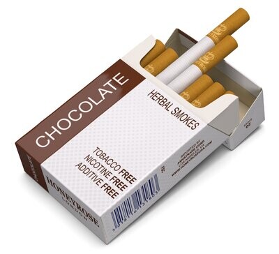 smoke free cigarettes cocoa Regular Bean Sticks, One Pack, 20 Sticks Smoke Free Herbal Cocoa Cigarettes