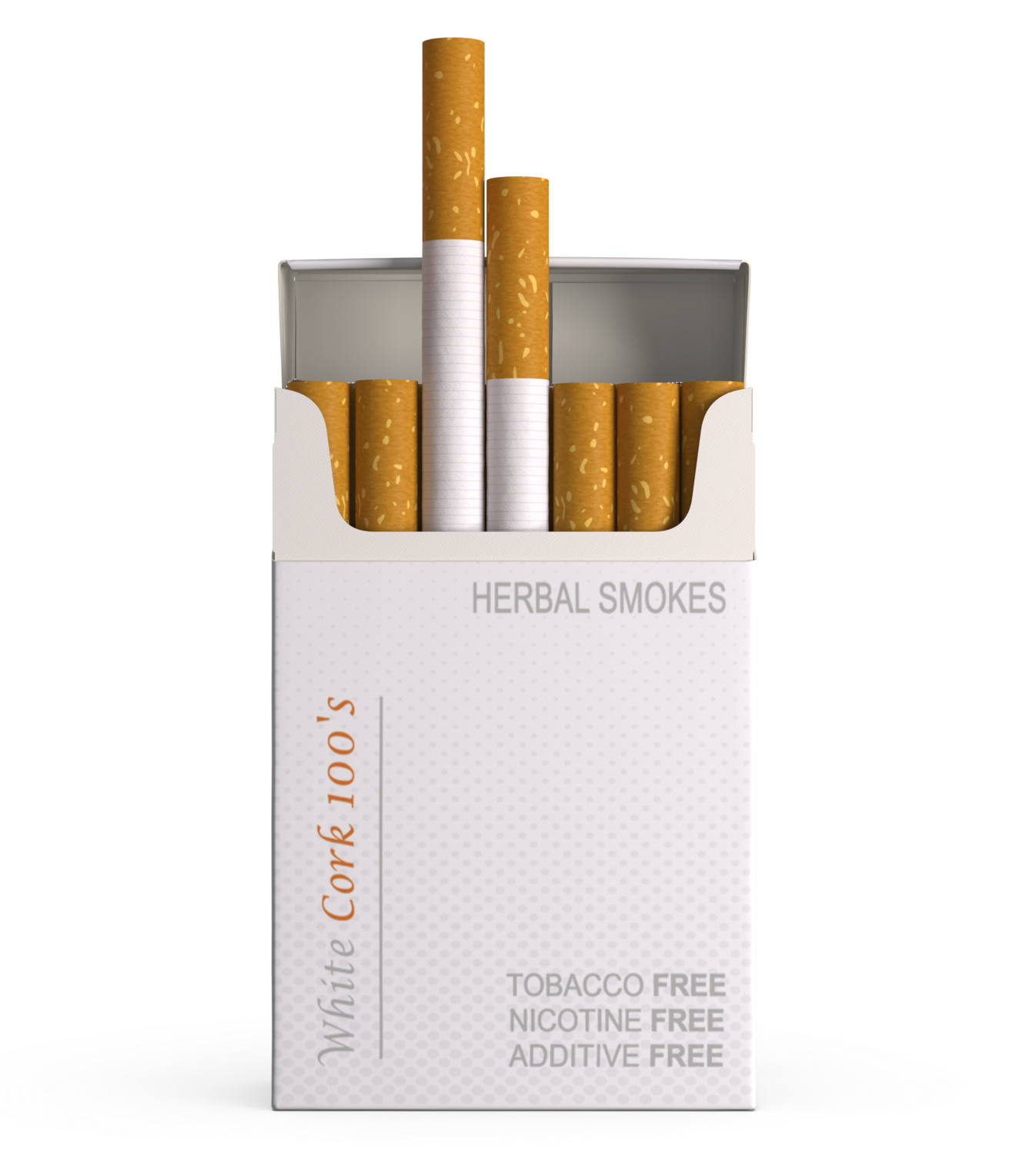 white ox tobacco WHITE CORK 100's Honeyrose Herbal Prop Cigarettes