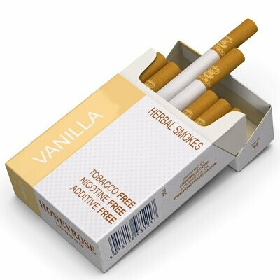 no additive cigarettes VANILLA Honeyrose Herbal Cigarettes