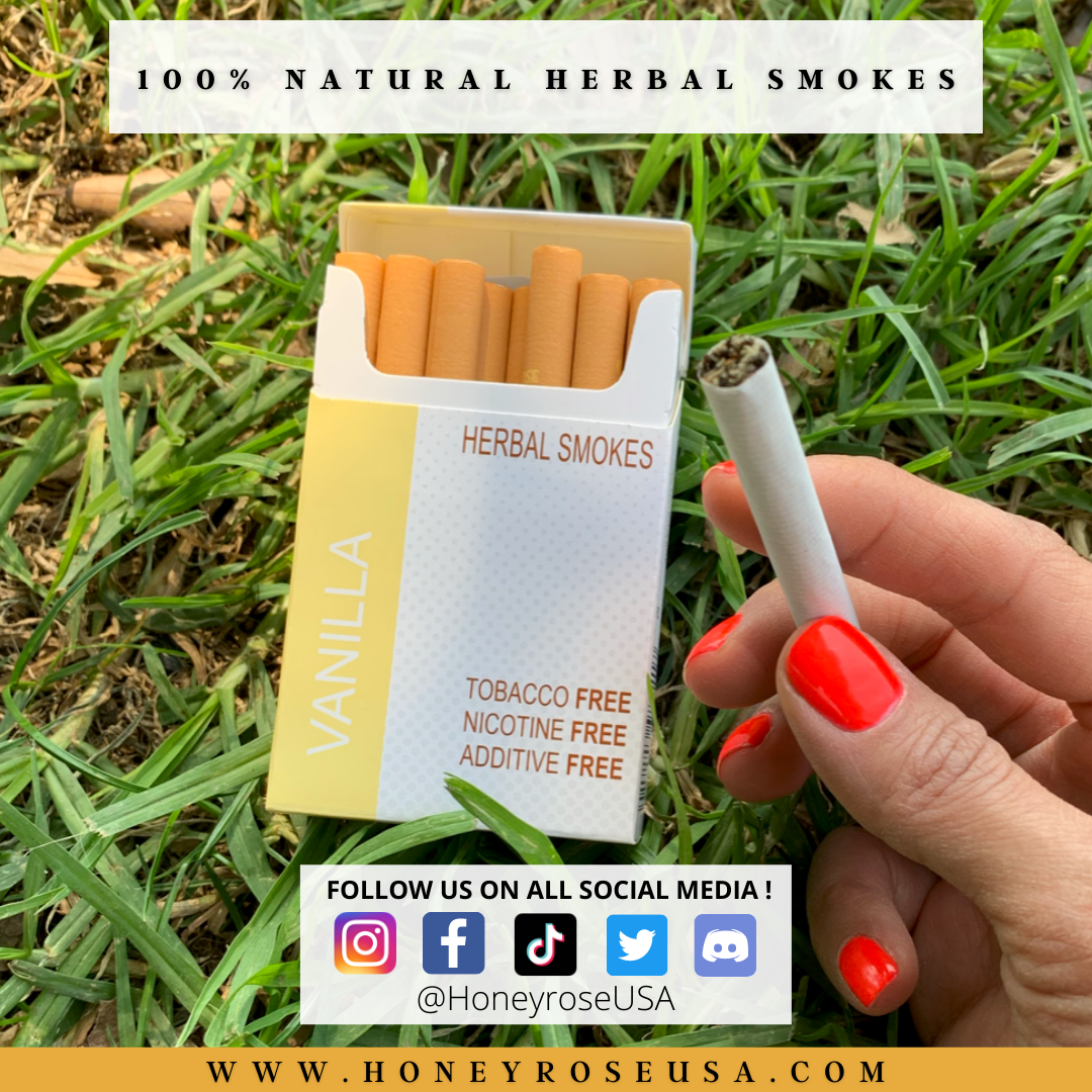 VANILLA Honeyrose Herbal Cigarettes