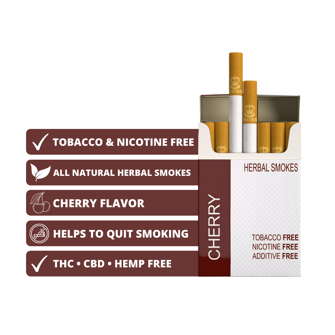 cherry herbal cigarettes SAMPLER PACK: Deluxe - Vanilla