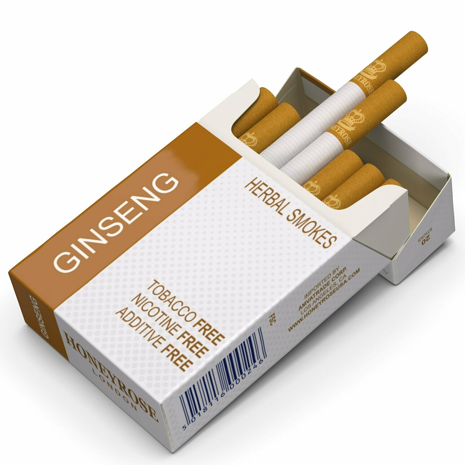 GINSENG Honeyrose Herbal Cigarettes