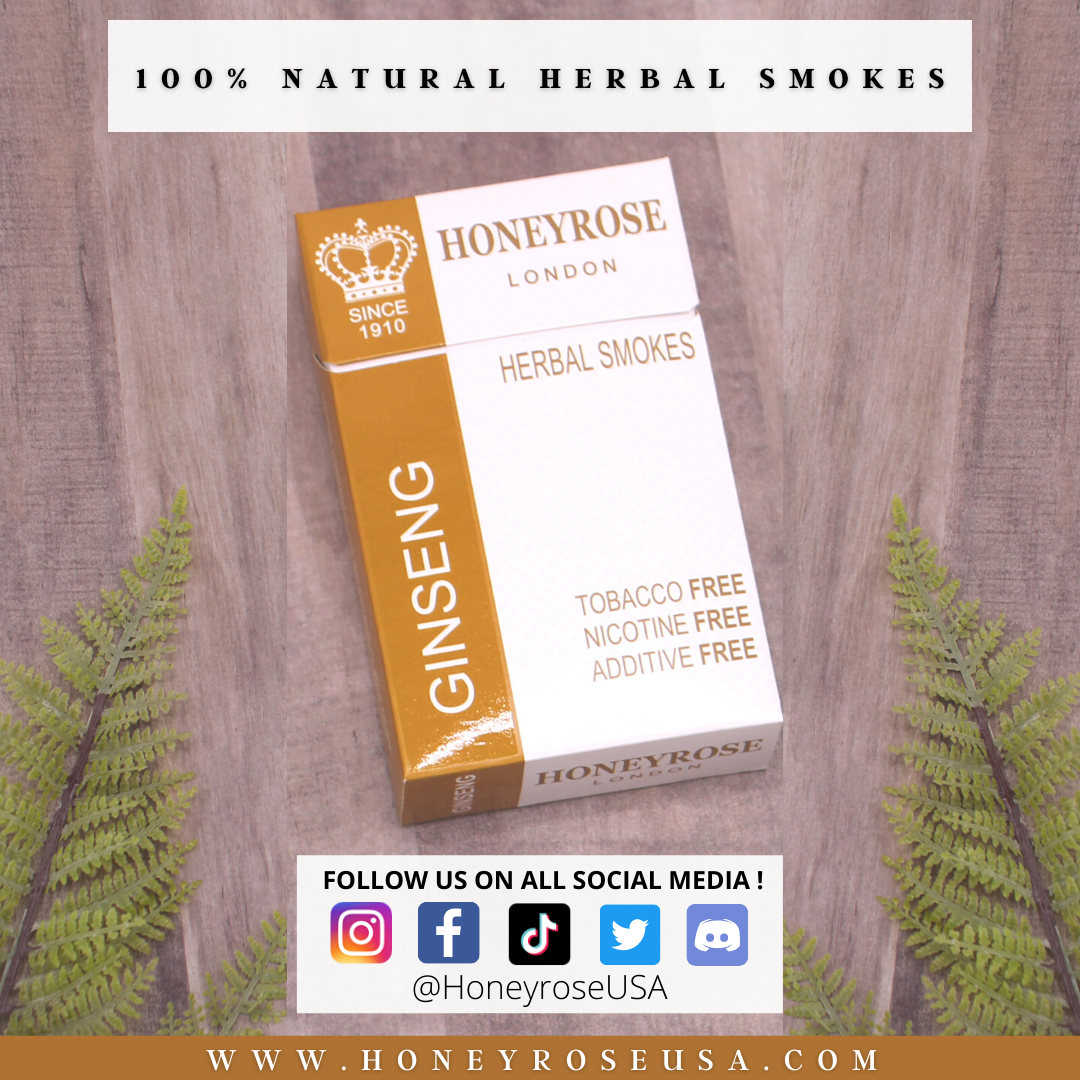GINSENG Honeyrose Herbal Cigarettes